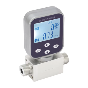 Medidor de Vazão de Gás Térmico com Display Digital RS485 500 L/min para Ar Comprimido, Nitrogênio, Oxigênio, Argônio com Sensor de Boia e Controlador - Product Image 1