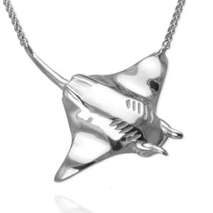 Manta Ray Pendant Jewel 925S Luxury Costume Jewelry Sea Life Design Stingray Necklace Venta directa de fábrica - Product Image 3