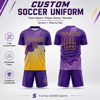 Uniforme de Fútbol Personalizado con Nombre del Club, Transpirable y que Absorbe la Humedad
