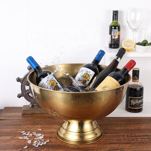 Nhà Máy công suất lớn 12L Champagne Cooler Bowl 304 thép không gỉ Xô đá - Product Image 6