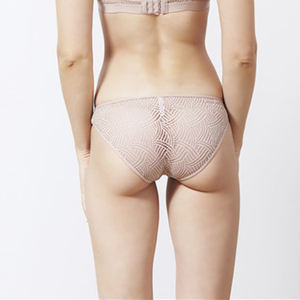 Bajo la cintura de algodón maduro suave cómodo de señora panty Sexy bragas de encaje bragas transparentes - Product Image 3