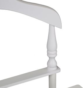 <span class=keywords><strong>Valet</strong></span> double blanc moderne avec cintre en <span class=keywords><strong>bois</strong></span> pantalon pliant barre de cravate double niveaux support de rangement pour salle de bain boîte emballée - Product Image 3