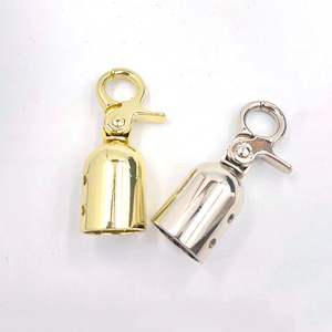 Hebilla de Sujeción Tipo Campana de Aleación de Zinc de 15 mm, Color Oro Claro, Gris Metálico, Níquel, Accesorios para Bolsos de Alta Calidad - Product Image 1