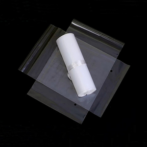 Recyclable Transparent PE <b>Bag</b> Custom Logo Multilingual Suffocation Warning Garment <b>Packaging</b> <b>Bag</b> with Sealing Tape for Apparel - Product Image 4