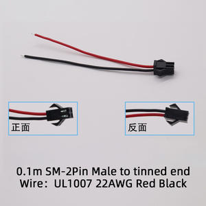 Кабельный жгут для светодиодных лент с разъемами SM 2/<span class=keywords><strong>3</strong></span>/4 Pin (папа/мама) из ПВХ, низковольтный, UL1007 22AWG 5V 3A, для компьютеров и промышленного применения - Product Image 3