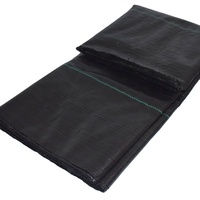 PP tissé couvre-sol maille Anti-herbe contrôle des mauvaises herbes tissu bloqueur paillis Film plastique UV coupe rouleau UV traité tapis de mauvaises herbes rouleau