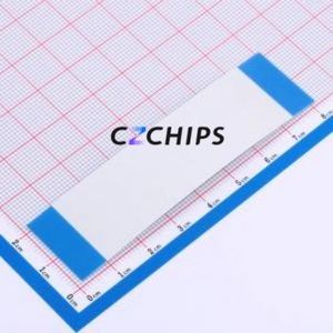 JS05A-40P-080-4-8 FFC Cable (Flexible Flat Cable) P=0.5mm Connector 40P 0.5mm 0.3mm Non-Inverting - Product Image 2