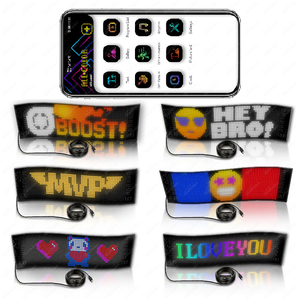 Led Thông Minh Màn Hình mềm USB Xe Màn hình linh hoạt quảng cáo không thấm nước HD màn hình hiển thị LED Glow Window Sticker LED ma trận Bảng điều chỉnh - Product Image 4