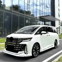Nouveau kit carrosserie blanc pour Alphard série 40 2024 – Amélioration/Modernisation : Pare-chocs avant, jupes latérales, lèvre arrière en ABS