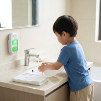 Minuteur de lavage des mains 20 secondes pour enfants, avec indicateur lumineux et interrupteur de contrôle du temps, idéal pour l'apprentissage et le brossage des dents