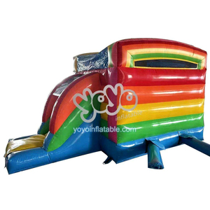 Unicorn Small <b>Inflatable</b> Bounce <b>House</b> Slide Combo Fantasy Theme Play Center Magic Design Children Backyard Entertainment - Product Image 2