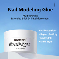 Gel Constructeur Acrylique pour Extensions d'Ongles 15ml, Gel UV/LED Soak Off pour Modélisation d'Ongles, Fournisseur Direct Usine OEM ODM