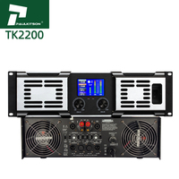Amplificateur de subwoofer en métal Paulkitson TK Class TD 2X2200W 4 Ohm pour systèmes audio professionnels