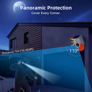 CT90R Solar Infrared Alarm Detector <b>Sensor</b> Remote Control Home Security Alarm Siren PIR Motion <b>Sensor</b> Detector Alarm - Product Image 3