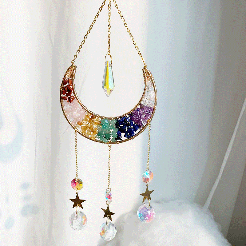 M-2.Chakra crystal moon