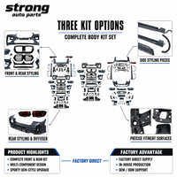Kit de carrosserie de conversion ABS X5 X5M (ancien vers nouveau) – Amélioration extérieure de rechange pour BMW X5