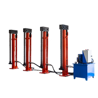 Vérins à vérin hydraulique à chaîne pour la construction de levage de conteneurs en stock