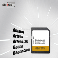 Carte SD de système de navigation Android pour voiture SMIOST Change CID pour VW AS V20 Beetle Jetta 32 Go Europe