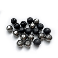 Têtes de jig en tungstène sans hameçons de 1,8 g à 28 g, 97 % tungstène, têtes de jig anti-herbe en tungstène pour la pêche au bar, plombs ronds en tungstène