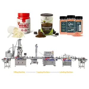 2KG 3KG 5KG Poultry Food Powder Wholesale Fine Bean Powder Canbing Bottling Filling Packing Machine Line on Sale