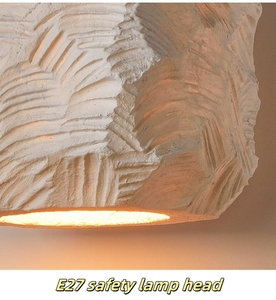 JYLIGHTING Lampe à suspension moderne japonaise Wabi-Sabi à géométrie personnalisée Lampe en pierre pour la décoration intérieure <span class=keywords><strong>Lustre</strong></span> - Product Image 3