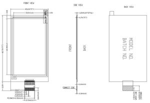 3.1 Inch 168X296 Vierkleuren E-Paper Display Zwart Wit Rood Geel Low Power E-Ink Scherm Voor Slimme Apparaten En Industriële - Product Image 5