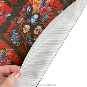 Custom Printed 8&quot;x11&quot; Faux Synthetic PVC <strong>Leather</strong> Fabric Sheets Or Roll For Bows Bags