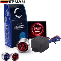 EPMAN PIVOT Illumination Voiture Moteur Démarrage Bouton Poussoir Allumage Démarreur Tactile Kit EP-YY01