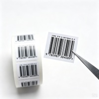 Etiqueta Adhesiva de Código de Barras Personalizada de Fábrica, Impermeable, Impresión de Etiquetas de Código de Barras con Número de Serie Variable