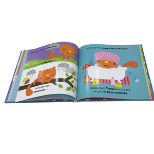 Personalized Custom High Quality Saddle <strong>Stitched</strong> Hardcover Cardboard Kids Story <strong>Books</strong> with <strong>Colourful</strong> Art Paper for Wholesale - Product Image 6
