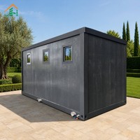 Maison préfabriquée de luxe de 20 pieds, prête à l'emploi, modulaire, pliable et extensible, type conteneur, petite maison