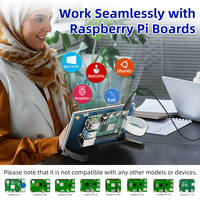 شاشة عرض LCD IPS مقاس 4.3 و5 و7 بوصات بدقة 800*480 مع واجهة MIPI-DSI ووحدة شاشة لمس سعوية لـ Raspberry Pi 5/4/3