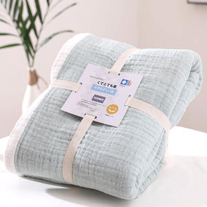 Mantas de lujo para decoración del hogar, cubrecamas de algodón de muselina de 6 capas, para cama, sofá, toalla, de <span class=keywords><strong>verano</strong></span>, venta al por mayor - Product Image 2