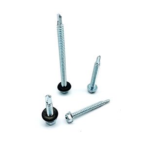 DIN7504K Hex Máy Giặt Head Tự Khoan Vít Với Máy Giặt Cao Su Fastener Thép Carbon Lợp Vít - Product Image 5