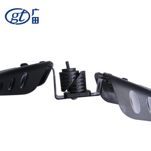 Guardabarros de Plástico para Bicicleta de Montaña Guangtian, Negro, Resistente, de Tres Piezas, para Ciclismo Todoterreno - Product Image 1