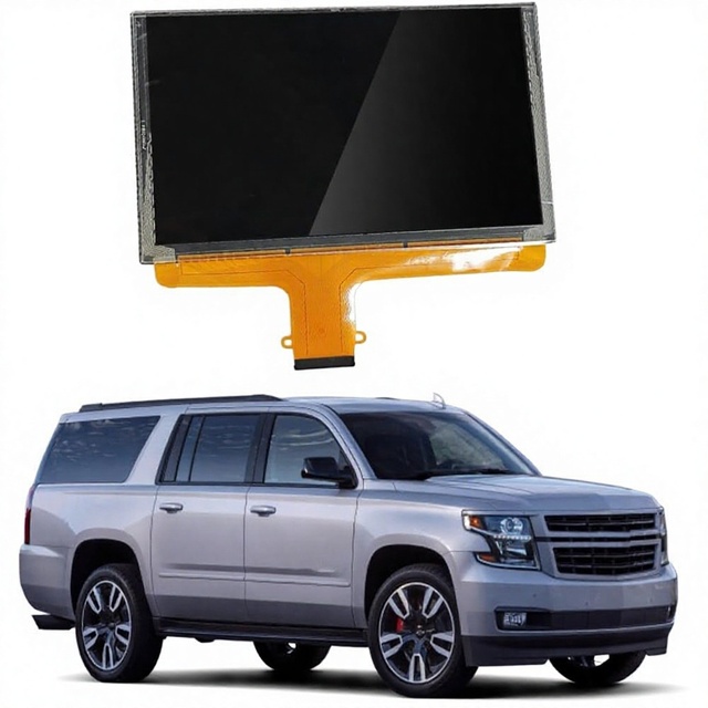 Fuziddn 8" Touch Screen LCD Digitizer OEM DJ080PA-01A Replacement for Chevy GMC 2014-2018 Silverado/Sierra 2015-2019 for