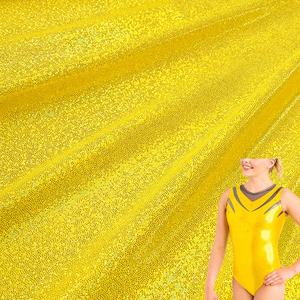 Restanten Mystique Glitter Metallic Folie 4-weg stretch nylon spandex gebreide stof voor gymnastiek, dansrokken en zwemkleding - Product Image 1
