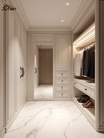 Armoire coulissante moderne en bois MDF durable et réglable pour chambre à coucher, meuble de rangement pour vêtements, hôtels,