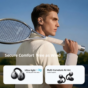 Auriculares TWS de Conducción Ósea Abierta con Clip para Oreja, BT 6.0, Indicador de Batería, Tipo-C - Product Image 3
