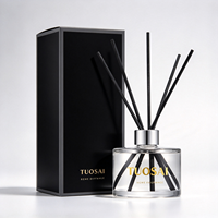 En stock – Bouteilles de diffuseur à bâtonnets ronds de 200 ml, flacons d'huile aromatique, bouteilles de diffuseur en verre vides scellées avec bouchon en liège pour parfum d'ambiance