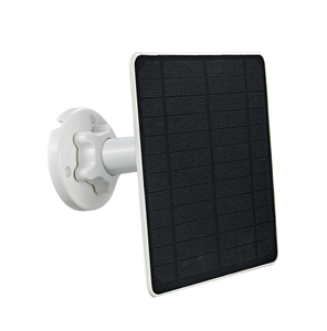 Panneaux solaires 5W pour caméra de sécurité, panneau solaire avec port micro USB et USB-C pour caméra de batterie rechargeable extérieure 5V CC - Product Image 1