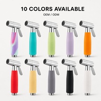 Pulvérisateur de bidet portatif en acier inoxydable 304 OEM ODM avec couvercle en silicone, couleur et logo personnalisés, jet de toilette Shattaf, direct usine