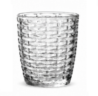 10 motifs au choix, verre épais transparent, gobelet en verre gaufré, porte-bougie pour bougie DIY, décoration de table à la maison