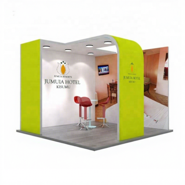 Custom 3D Exhibition Booth Design Aluminum Frame Shell Trade Show Stand Expo Display