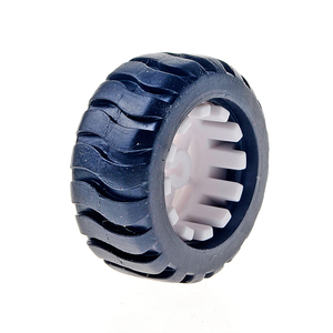 43*19*3 Mm N20 Bánh Xe D-Trục Bánh Xe Cao Su Cho N20 DC Hướng Động Cơ Robot Tự Làm thông Minh Xe - Product Image 3