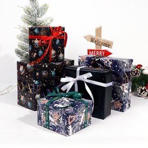 Wholesale 80g Christmas Coated <b>Paper</b> <b>Tissue</b> 43*300cm Gift Luxury Custom Packaging <b>Wrapping</b> <b>Paper</b> Roll - Product Image 4