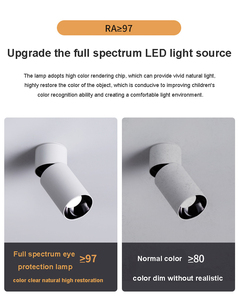 Đèn <span class=keywords><strong>Led</strong></span> gắn trần có thể gập lại 220v có thể điều chỉnh lên xuống Đèn gắn trên bề mặt - Product Image 3