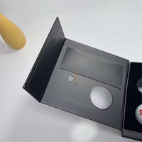 Caja de Regalo Ecológica Personalizada en Forma de Libro para Pelotas de Golf, con Cierre Magnético y Espuma
