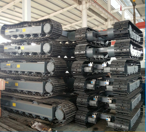 منصة نقل مطاطية لهيكل السيارة الزاحفة, عربة نقل بهيكل مطاطي ، قاعدة سفلية لحفار المناجم - Product Image 3