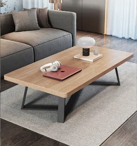 Hanyee 2024 nuove lastre di legno tavolino grande naturale in legno massello di lusso personalizzato noce rettangolo Live bordo tavolo da tè con Me